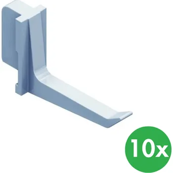 Dílenský regál Element System Plastový hák pro perforované panely ELEMENT SYSTEM, 10 ks