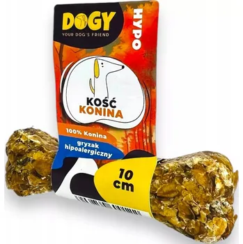 Pamlsek pro psa DOGY HYPO - Kost z koňského masa hypoalergenní 10cm 1 Ks