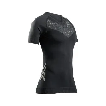 Dámské tričko X-Bionic TWYCE RUN SHIRT SS Women X Black/Rhino Grey černá S