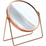 Ridder SUMMER kosmetické zrcátko na postavení, Ø 160mm, oboustranné, růžové zlato