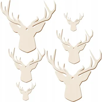 Vánoční dekorace Vánoční Baňky Vánoční ozdoby na vánoční stromeček Jelen 30ks