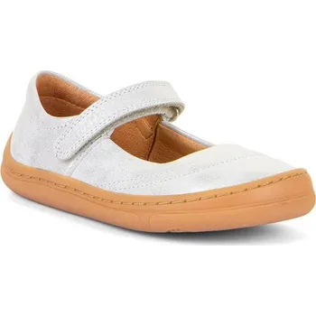 Dívčí baleríny Dívčí barefoot baleríny MARY J Silver Froddo G3140184-6 stříbrná - 34