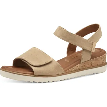 Dámské sandále DÁMSKÉ SANDÁLY TAMARIS 1-28118-44 435 BÉŽOVÁ Barva: BÉŽOVÁ, Velikost: 38