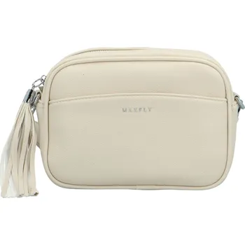 Kabelka Dámská crossbody kabelka krémová - MaxFly Qeuline new krémová