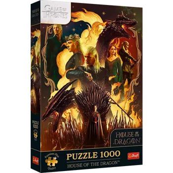 Puzzle TREFL Premium Plus Hra o trůny: Rod draka 1000 dílků
