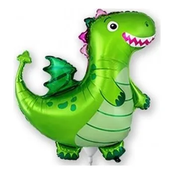 Balónek Fóliový balónek Flexmetal drak 35 cm (14 palců)