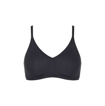 Podprsenka Dámská podprsenka GO Daily Cotton Soft bra - Sloggi černá (0004) 000S