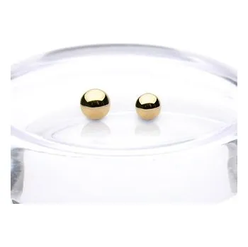 Piercing Šperky4U Náhradní kulička zlatá pro závit 1,6 mm, 585/1000 - ZL01161-1605-YG