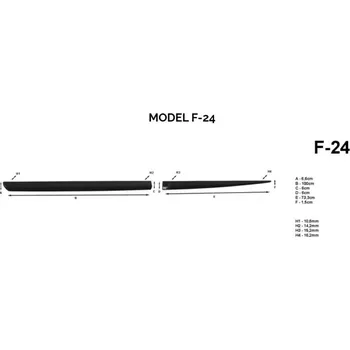 Lišta karosérie Boční lišty dveří Opel Astra K 2016- sedan, combi