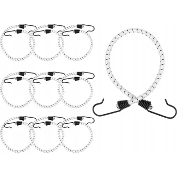 autokoberec Sada gumových lanek s háčky pro expandér do zavazadlového prostoru - 50 cm / 10 ks