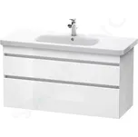 Duravit DuraStyle Umyvadlová skříňka 61x113x45 cm, 2 zásuvky, lesklá bílá, DS649502222
