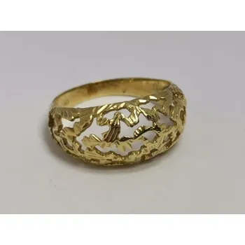 Prsten Zlatý dámský prsten celozlatý prořezávaný