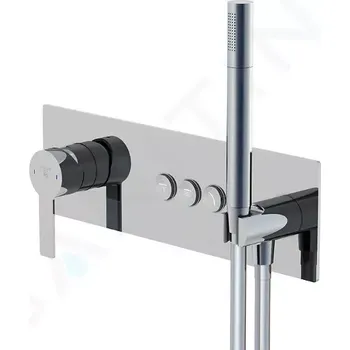 Vodovodní baterie Steinberg 390 Baterie pod omítku pro 3 spotřebiče, s tělesem, chrom, 390 2232 2