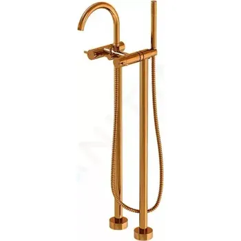 Vodovodní baterie Steinberg 100 Vanová baterie do podlahy, růžové zlato, 100 1162 RG