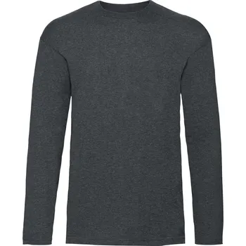 Pánské tričko Fruties Pánské tričko s dlouhým rukávem Skifter tmavě vřesová šedá XXL