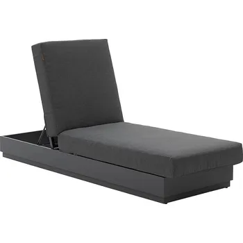 Zahradní lehátko DEOKORK Hliníkové lehátko MADRID (antracit)