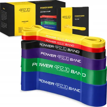 Posilovací guma 4fizjo 2-48 kg, sada 6 ks