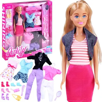 Panenka Panenka Anlily Blondýnka s šatníkem 30 cm
