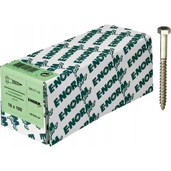 Vrut Vruty do dřeva DIN 571 ocel A2 10x80mm 100 Ks