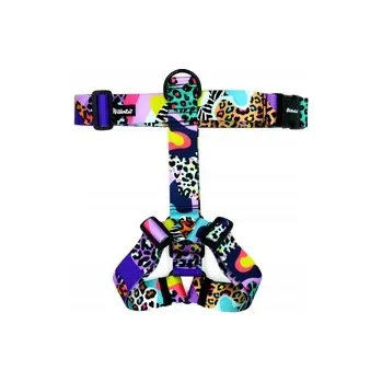 Postroj pro psa Masivní postroj pro velkého psa Crazy Leopard Psiakrew 4 cm XL