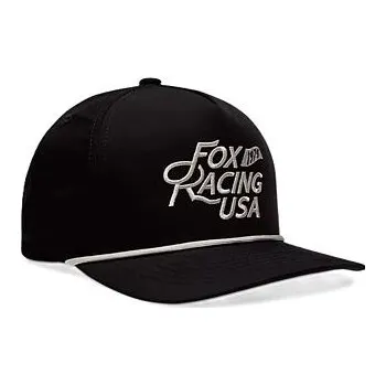 Kšiltovka Fox kšiltovka Flag Rope Black | Černá | Velikost One Size