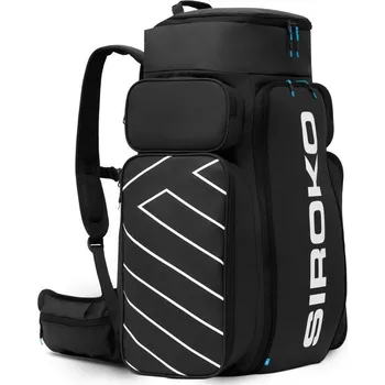Sportovní taška SIROKO Zimní sportovní cestovní batoh 40 l Gentoo Černá ČERNÁ