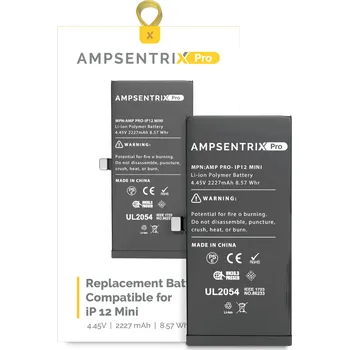 Baterie pro mobilní telefon Ampsentrix PRO baterie 2227 mAh | iPhone 12 Mini