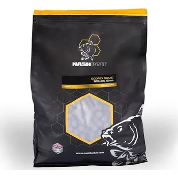 Boilies NASH Boilies na kaprařinu 20 mm 1 kg Scopex / Squid Natural