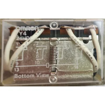 Relé Omron LY4 24V AC Elektromagnetické relé 4PDT 10A