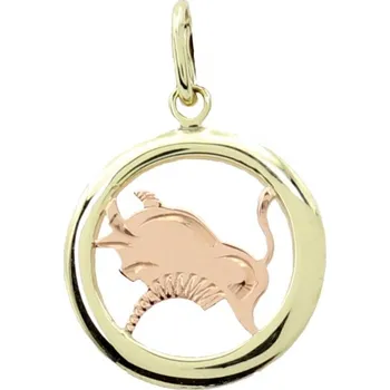 Přívěsek Zlatý přívěsek znamení zvěrokruhu 30.10.018 BÝK-5 (585/1000) 0.6 g