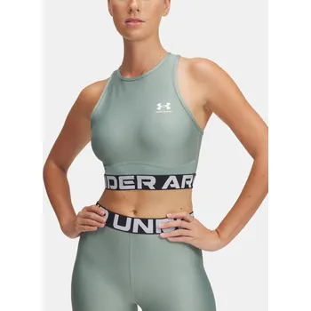Dámské tílko Under Armour HeatGear Rib Tank 1388694-348 Zelená XL