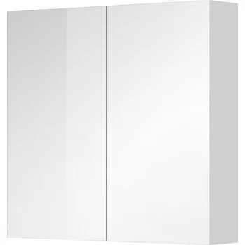 Zrcadlo Mereo Aira Mailo Opto Bino koupelnová galerka 80 cm zrcadlová skříňka bílá CN717GB