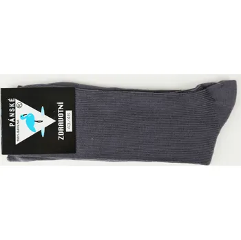 Pánské ponožky UNI Pánské bavlněné zdravotní ponožky Velikost: 39 - 42, Barva: tmavě šedá