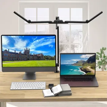 Lampička Brilagi-LED Stmívatelná flexibilní stolní lampa VARIO LED/24W/230V 3000-6500 čer