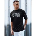 Černé pánské tričko s nápisem BEYOND THE FUTURE RX5526 Velikost: M