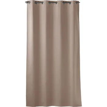 Závěs s oky Occultis, plně zatemňující, 260 × 135 cm, hnědý&nbsp;1611389