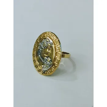 Prsten Zlatý dámský prsten s Madonou