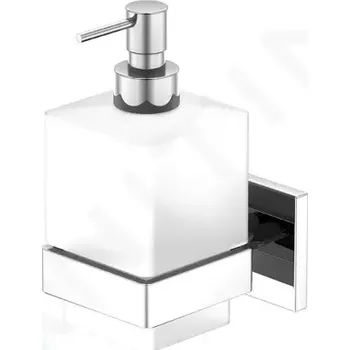 Dávkovač mýdla Steinberg 450 Dávkovač mýdla s držákem, matné sklo/chrom, 450 8000