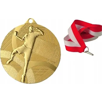 ZLATÁ MEDAILE HÁZENÁ 50MM + STUHA