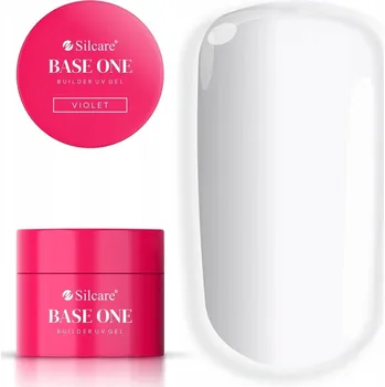 Lak na nehty Gel Base One Violet 15g Gel na Nehty Samovyrovnávací Stavební