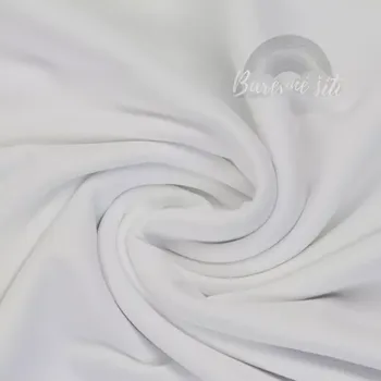 Nepočesaná teplákovina Bílá 011 *NEW* (E) (Kvalitní teplákoviny z Německa)