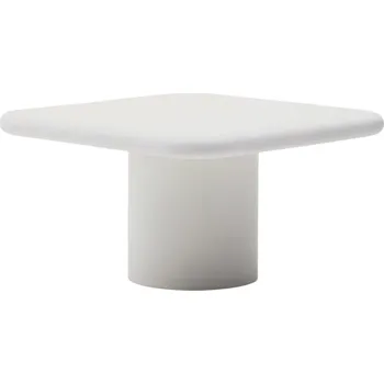 Zahradní stůl Bílý cementový zahradní jídelní stůl Kave Home Addaia 135 x 135 cm