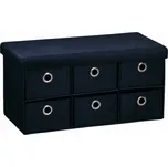 Sedák do předsíně Kesper Imitace prádla, 6 zásuvek