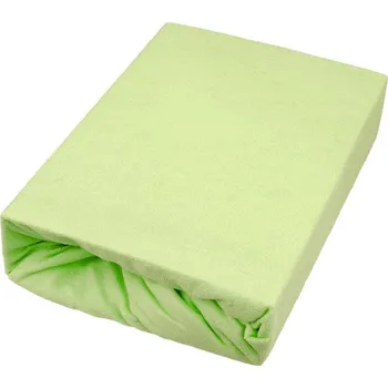 Prostěradlo DB Prostěradlo Froté nepromokavé 120x60 cm - barva zelená