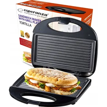 Toustovač OPIÉKAČ TOUSTOVAČ GRIL NA SENDVIČE MASO PANINI 1000W