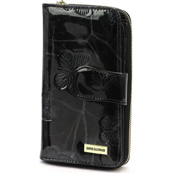Peněženka Luxusní dámská kožená peněženka Gregorio Sarawa, černá