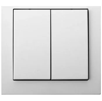 vypínač Schodišťový vypínač pod omítku Ospel bílý ŁP-10W/00