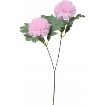 umělá květina Umělá Větvička Dvojitého Česneku Růžová 57cm Doplněk Pro Aranžmá