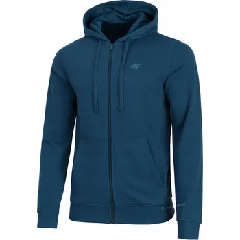 Pánská mikina 4F PÁNSKÁ MIKINA S KAPUCÍ BAVLNA NA ZIP / vel M