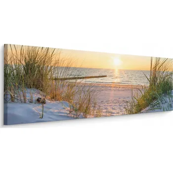Obraz Obraz do Obýváku PLÁŽE Moře Západ Slunce Panorama Krajina 145x45